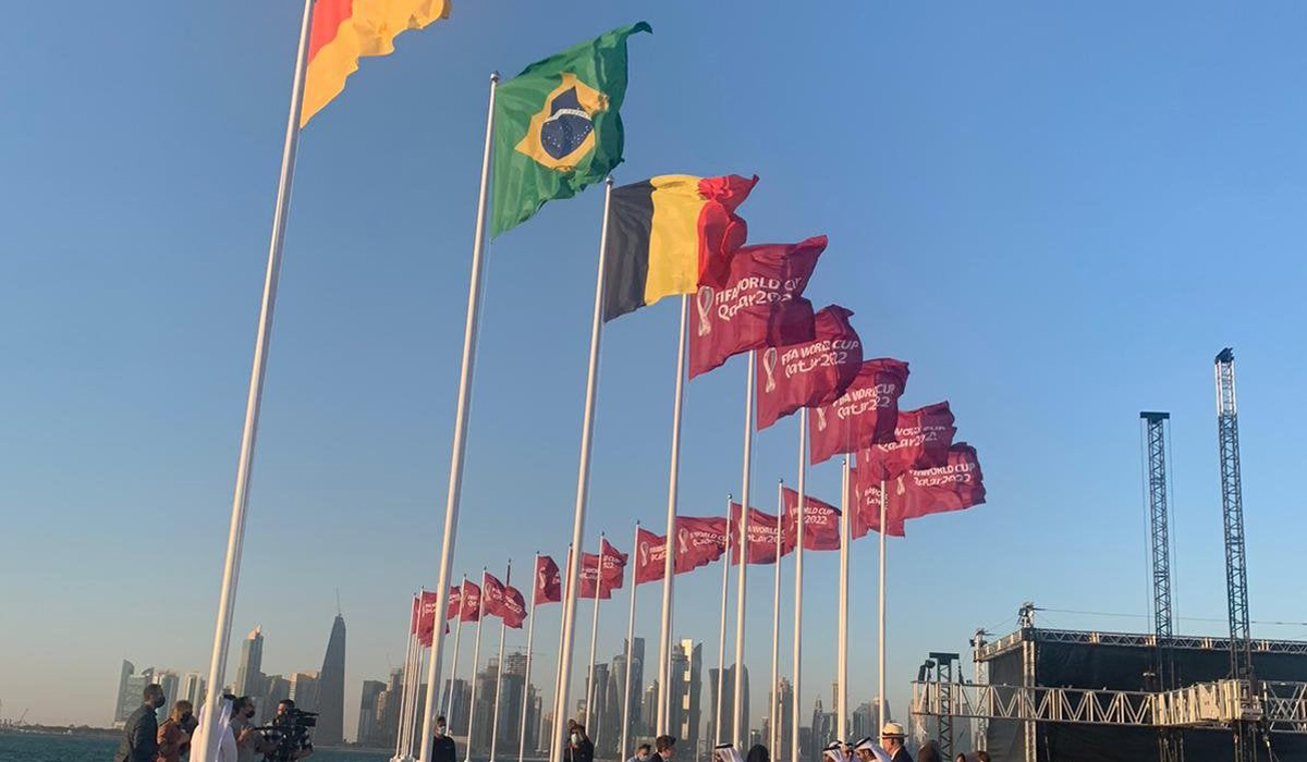 Flags Raise Festival at Doha Corniche